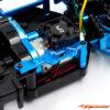 Yeah Racing Aluminium Brace w/Fan for Tamiya MB-01 & BT-01 TAMB-015BU - Afbeelding 3
