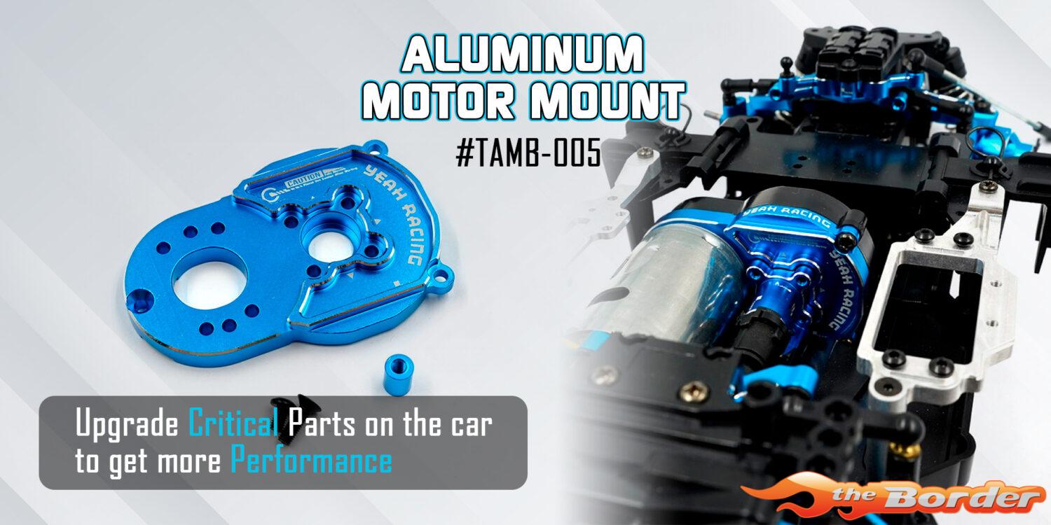 Yeah Racing Aluminium Motor Mount for Tamiya MB-01 & BT-01 TAMB-005BU