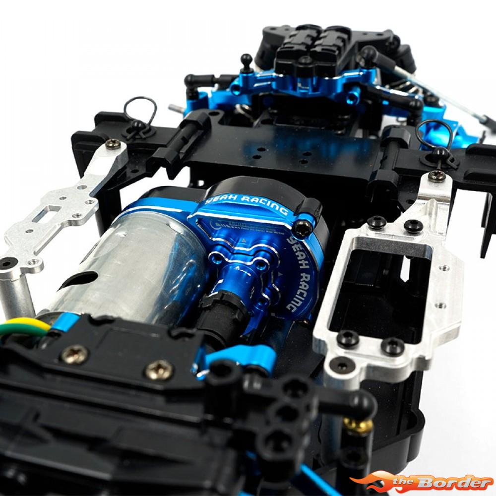 Yeah Racing Aluminium Motor Mount for Tamiya MB-01 & BT-01 TAMB-005BU - Afbeelding 5