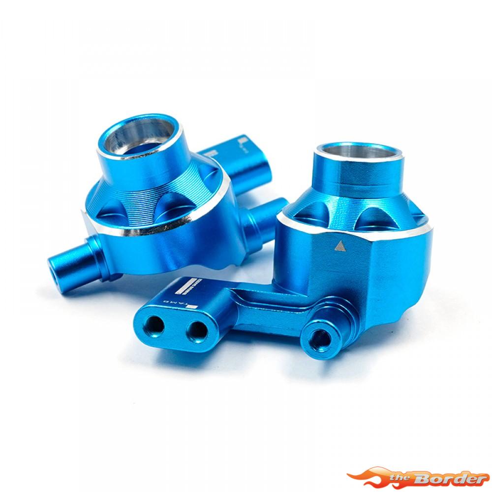 Yeah Racing Aluminium Steering Knuckle Set for Tamiya MB-01 & BT-01 TAMB-007BU - Afbeelding 3