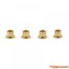 Yeah Racing Brass Flanged Tube 4.5x4.0mm (4pcs) for Tamiya BBX (BB-01) TABB-008GD - Afbeelding 2