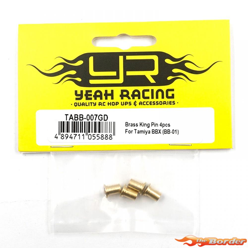 Yeah Racing Brass King Pin (4pcs) for Tamiya BBX (BB-01) TABB-007GD - Afbeelding 4
