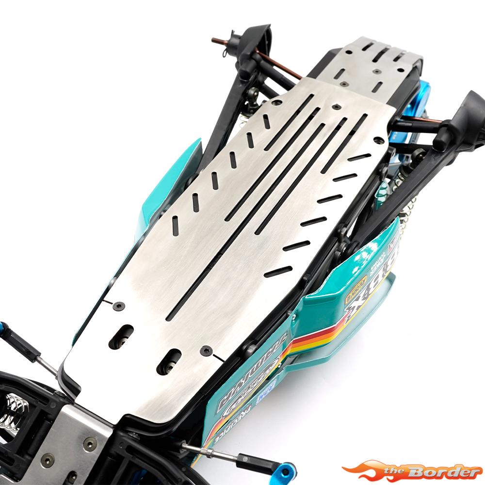 Yeah Racing Stainless Steel Chassis Protector Plate for Tamiya BBX (BB-01) TABB-014SV - Afbeelding 4