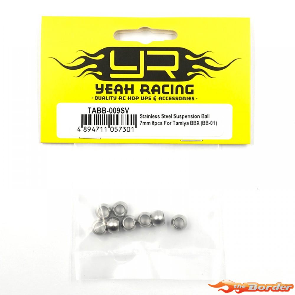 Yeah Racing Stainless Steel Suspension Ball (8pcs) for Tamiya BBX (BB-01) TABB-009SV - Afbeelding 3