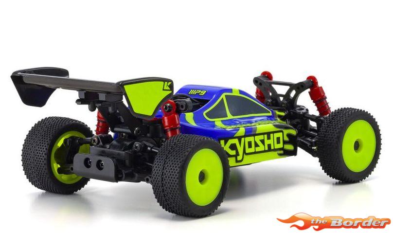 Kyosho Mini-Z Buggy MB010 Readyset INFERNO MP9 TKI Blue/Yellow 32093BLY - Afbeelding 4