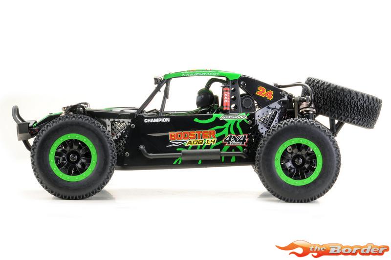 Absima Desert Buggy ADB 1.4 1/10 4WD RTR (Compleet met accu, lader & LED) Groen 12226 - Afbeelding 6