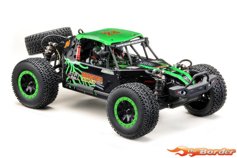 Absima Desert Buggy ADB 1.4 1/10 4WD RTR (Compleet met accu, lader & LED) Groen 12226 - Afbeelding 5