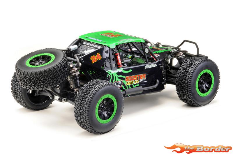 Absima Desert Buggy ADB 1.4 1/10 4WD RTR (Compleet met accu, lader & LED) Groen 12226 - Afbeelding 4