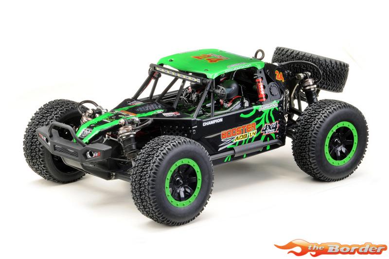 Absima Desert Buggy ADB 1.4 1/10 4WD RTR (Compleet met accu, lader & LED) Groen 12226 - Afbeelding 3