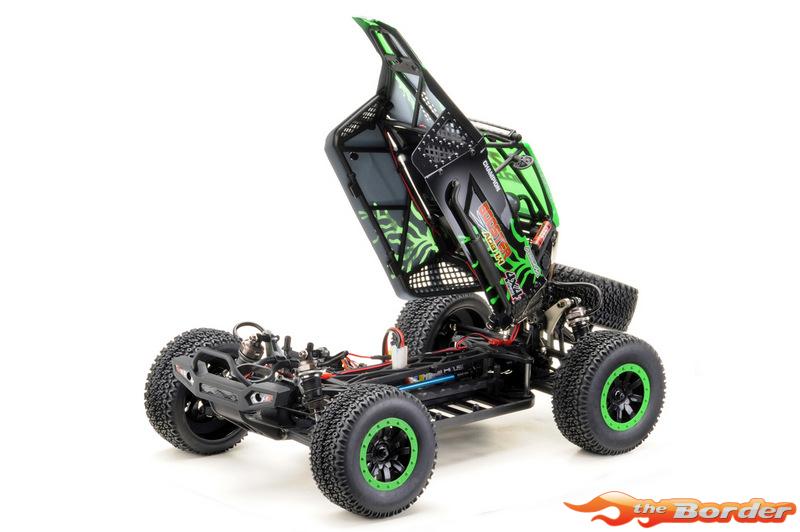 Absima Desert Buggy ADB 1.4 1/10 4WD RTR (Compleet met accu, lader & LED) Groen 12226 - Afbeelding 7