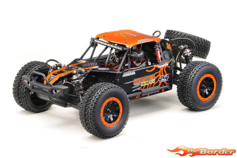 Absima Desert Buggy ADB 1.4 1/10 4WD RTR (Compleet met accu, lader & LED) Oranje 12225 - Afbeelding 3