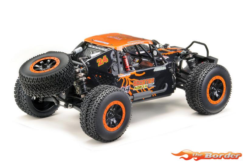 Absima Desert Buggy ADB 1.4 1/10 4WD RTR (Compleet met accu, lader & LED) Oranje 12225 - Afbeelding 4