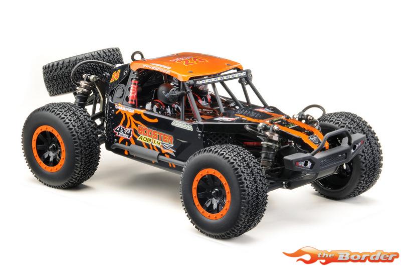 Absima Desert Buggy ADB 1.4 1/10 4WD RTR (Compleet met accu, lader & LED) Oranje 12225 - Afbeelding 5