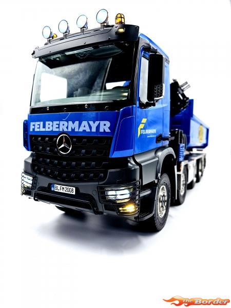 FM Mercedes-Benz Arocs 10x10 Hydraulisch 1/14 met Laadkraan - Afbeelding 3