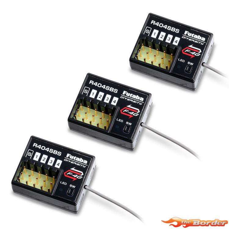 Futaba 10PX Radio F-4G/SR/T-FHSS w. Incl. 3x R404SBS - Afbeelding 3