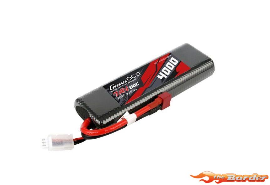 GensAce Bashing LiPo 2S 7.4V 4000mAh 60C (Deans) GE3-4000-2D-60 - Afbeelding 3
