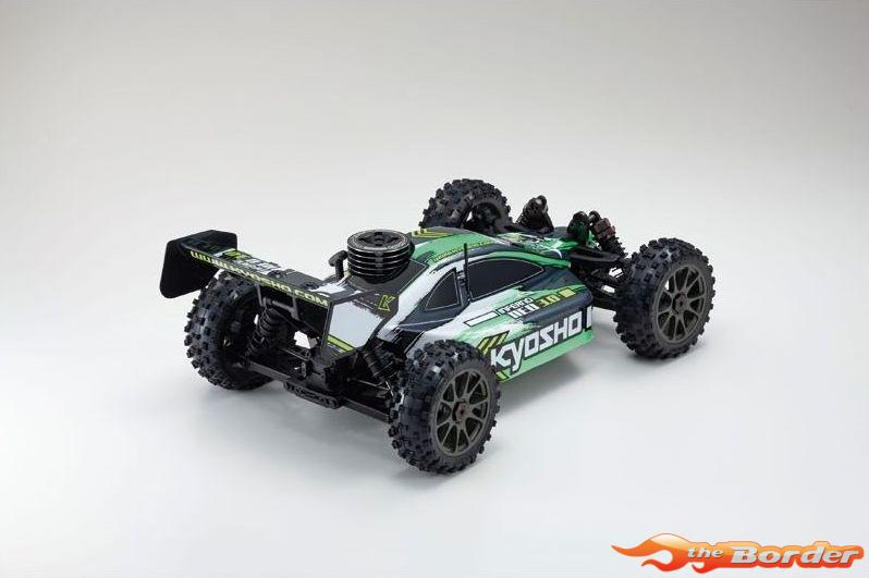 Kyosho Inferno Neo 3.0 Groen 1/8 4WD RC Nitro Buggy RTR 33012T4B - Afbeelding 5