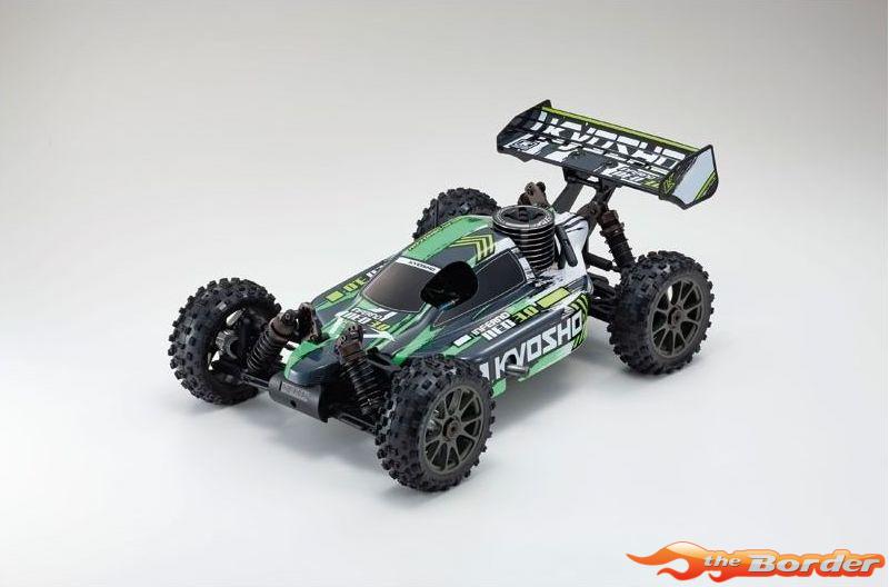 Kyosho Inferno Neo 3.0 Groen 1/8 4WD RC Nitro Buggy RTR 33012T4B - Afbeelding 4