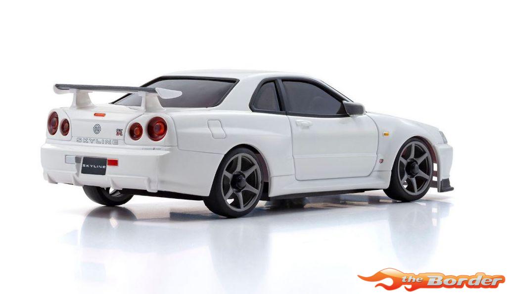 Kyosho Mini-Z Body Set Nissan Skyline GT-R R34 V-Spec Nur II White (MA020) MZP460