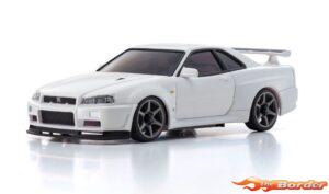Kyosho Mini-Z Body Set Nissan Skyline GT-R R34 V-Spec Nur II White (MA020) MZP460