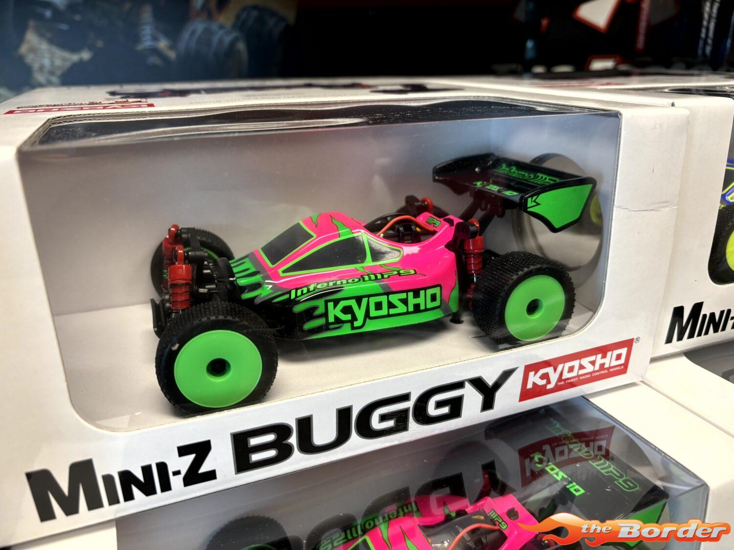 Kyosho Mini-Z Buggy MB010 Readyset INFERNO MP9 TKI Pink/Green 32093PGR - Afbeelding 9