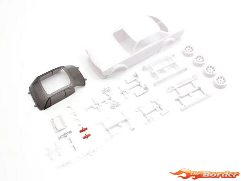 Kyosho Mini-Z Body Set Skyline 2000GT-R White w/Wheels MZN216