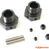 Kyosho Wheel Hub Inferno MP9-MP10 Gun Metal (2) IFW625