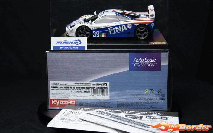 Kyosho Mini-Z Body Set Mclaren F1 GTR No.39 Team BMW Motorsport MZP203BM - Afbeelding 4