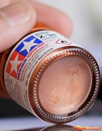 Tamiya Acrylic X-34 Metallic Brown - 23ml Bottle 81034 - Afbeelding 2