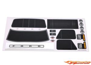 Traxxas Ford F-150 Decal Sheet Windows (for 9230 TRX-4M) 9297