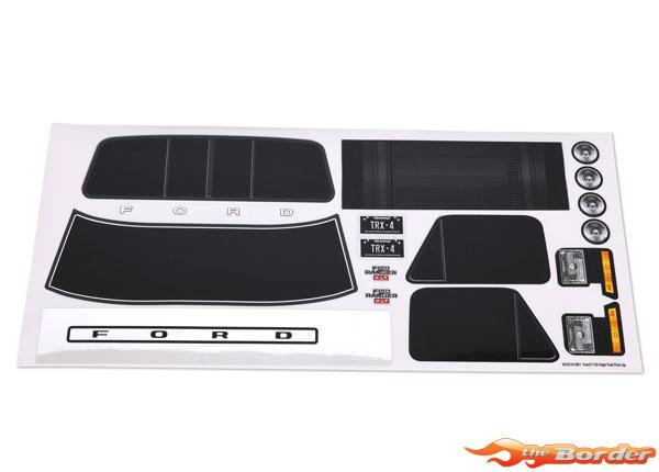 Traxxas Ford F-150 Decal Sheet Windows (for 9230 TRX-4M) 9297