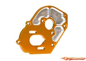Traxxas Motor Plate Machined Aluminium Orange (4mm Thick) 9490-ORNG