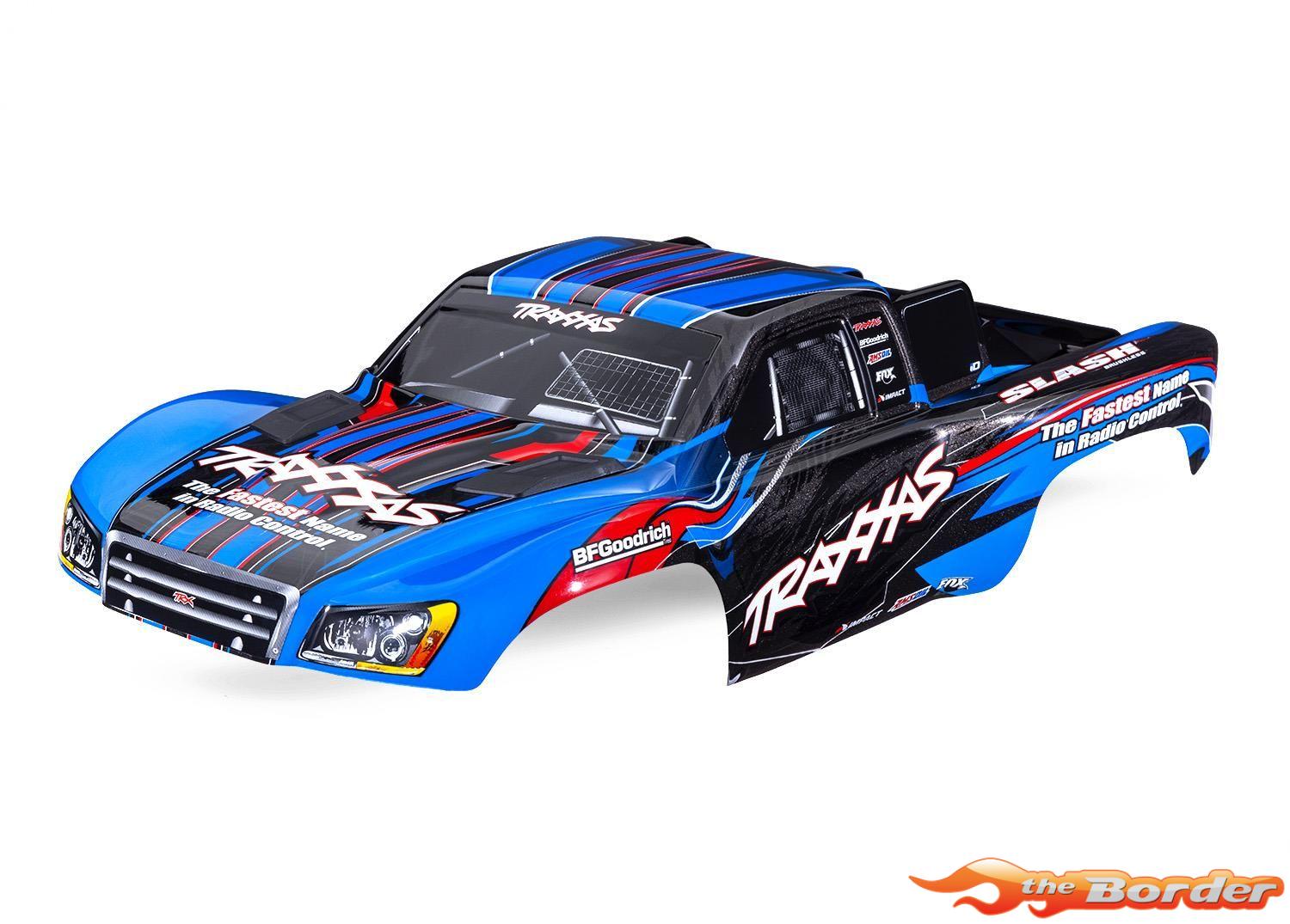 Traxxas Slash Clipless Prepainted Body (Blauw) 5924-blu
