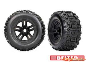 Traxxas X-Maxx Sledgehammer Belted Tires Black 9573
