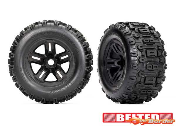 Traxxas X-Maxx Sledgehammer Belted Tires Black 9573