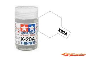 Tamiya X-20A Thinner for Acryl 46ml Verdunner 81030