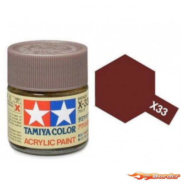 Tamiya Acrylic X-33 Bronze - 23ml Bottle 81033