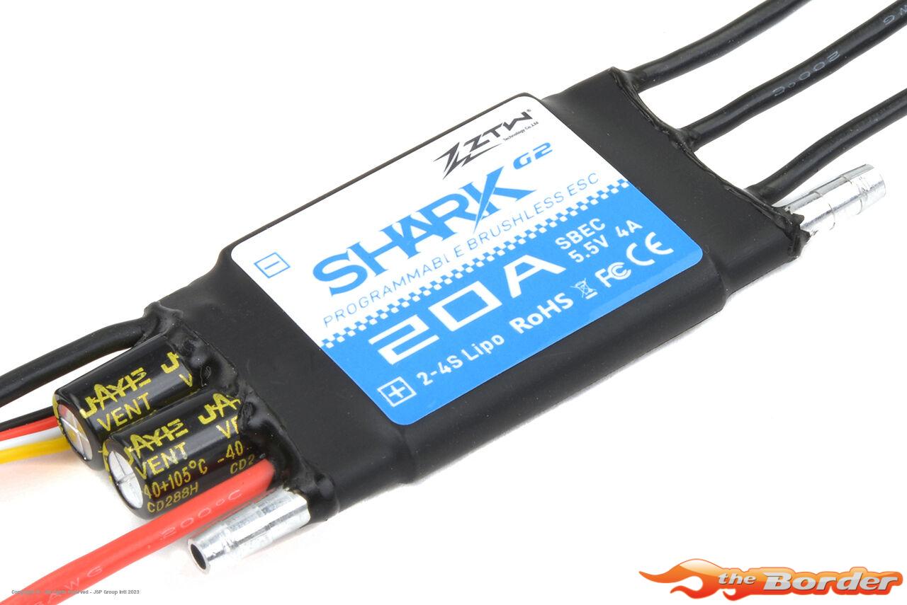 ZTW - Shark 20A SBEC G2 - 2-4S - SBEC 5-6V/4A - Afbeelding 2