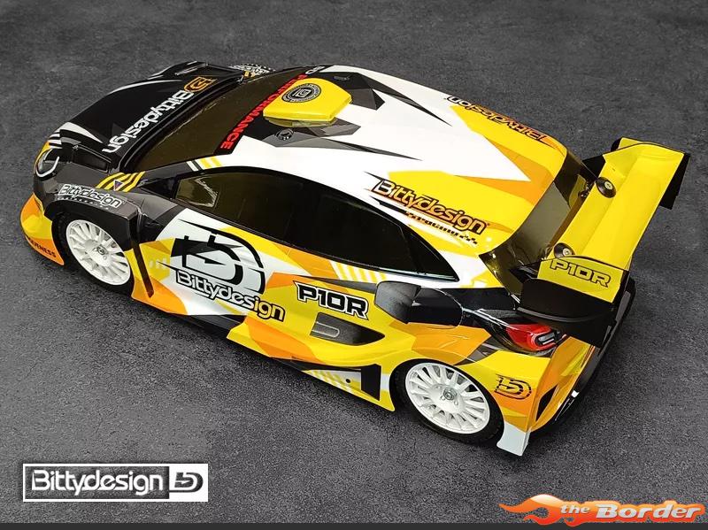 BittyDesign P10R 1/10 Rally Clear Body 190mm 1mm Hard BD-RX-190P10RH - Afbeelding 7