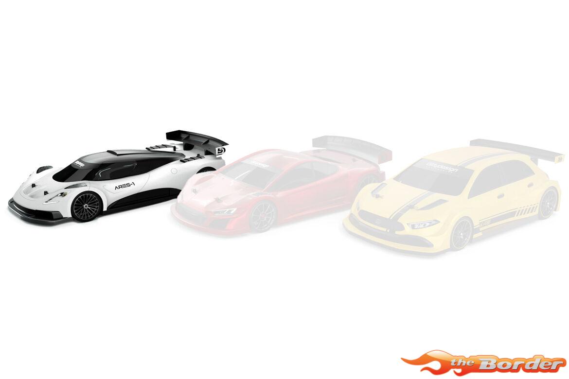 BittyDesign ARES-1 Clear body - 1/28 Mini-Z BD-MZ-AS1 - Afbeelding 7