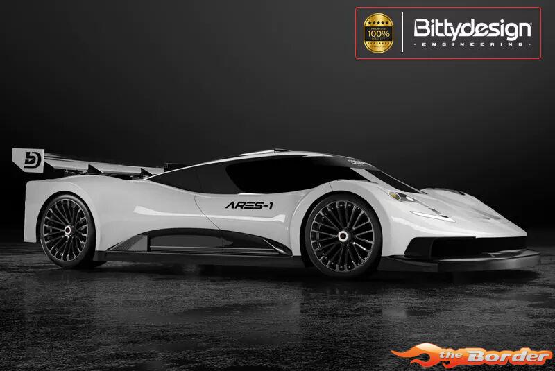 BittyDesign ARES-1 Clear body - 1/28 Mini-Z BD-MZ-AS1 - Afbeelding 5