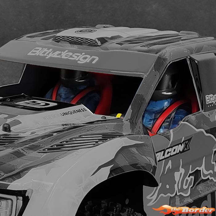 BittyDesign Clear Interior for Traxxas UDR FALCON-X Body BD-TRX7-FLCX-DC - Afbeelding 6