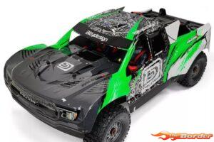 BittyDesign FALCON-X 1/7 Pre-Painted Green Body for Traxxas UDR Pre-Cut