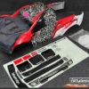 BittyDesign FALCON-X 1/7 Pre-Painted Red body for Traxxas UDR Pre-cut - Afbeelding 5