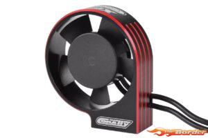 Corally Ultra High Speed Cooling Fan XF-30 w/BEC Connector 30mm Black/Red C-53115-1