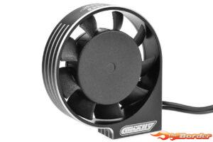 Corally Ultra High Speed Cooling Fan XF-40 w/BEC Connector 40mm Black/Silver C-53116-2