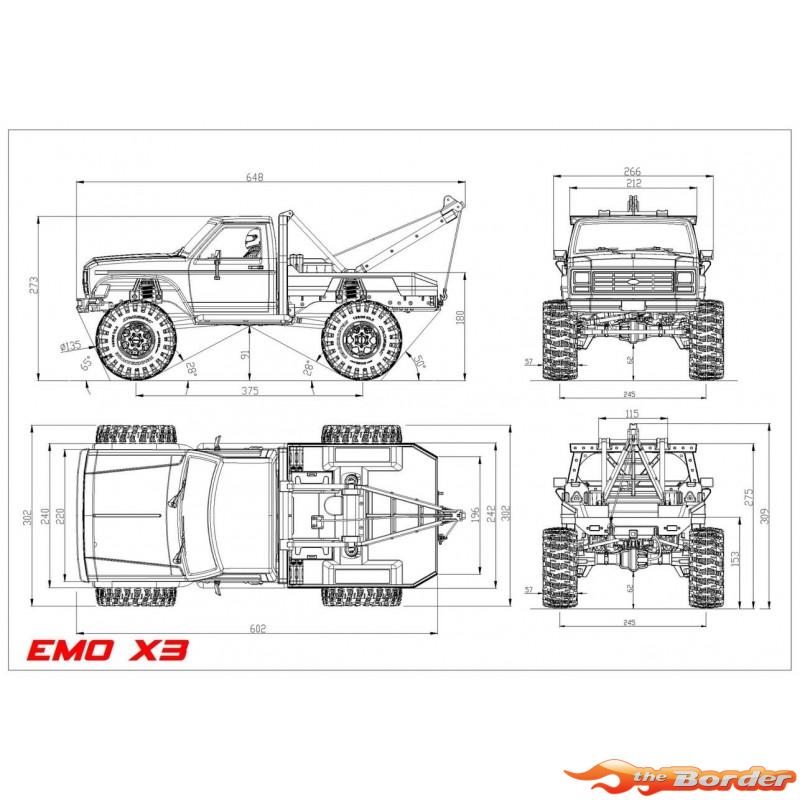 CrossRC EMO X3 1/8 RTR kit (Metallic Red) 90100117 - Afbeelding 8