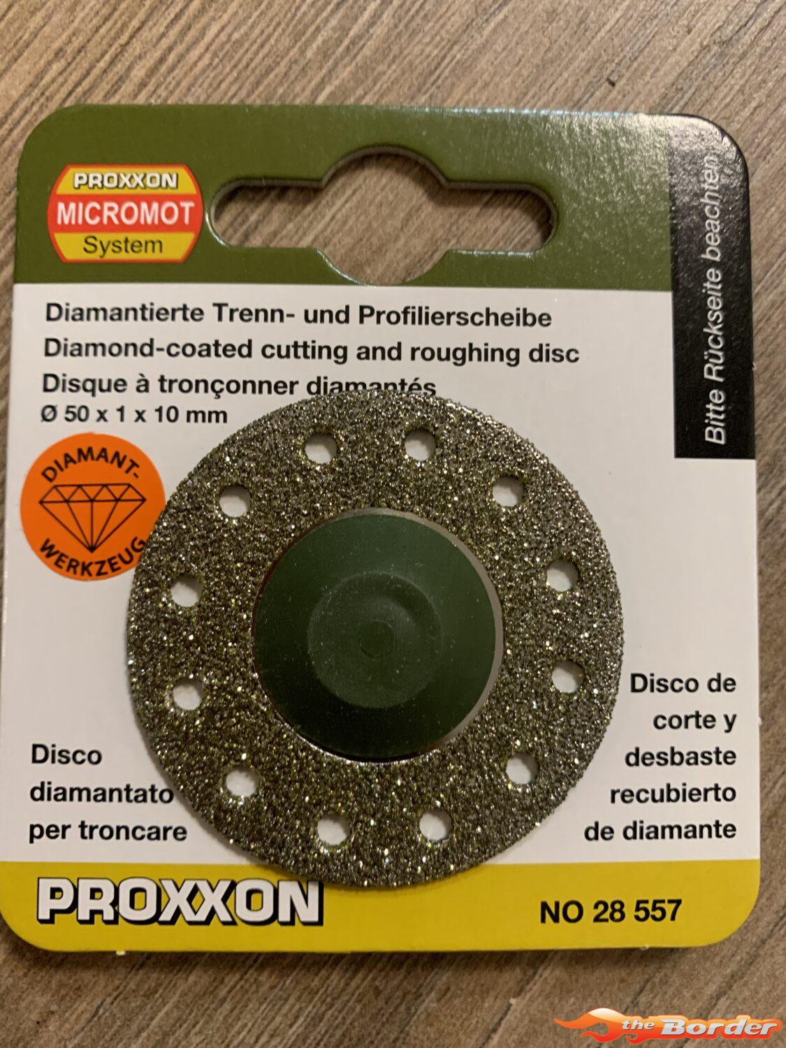 Proxxon Doorslijp Schijf Diamant 50x1x10mm (1pcs.) 28557 - Afbeelding 3