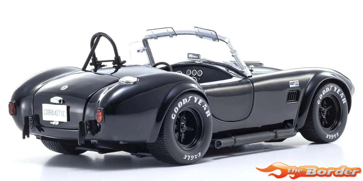 Kyosho 1/18 Shelby Cobra 427 S/C Spider 1962 Black KS08047BK - Afbeelding 2