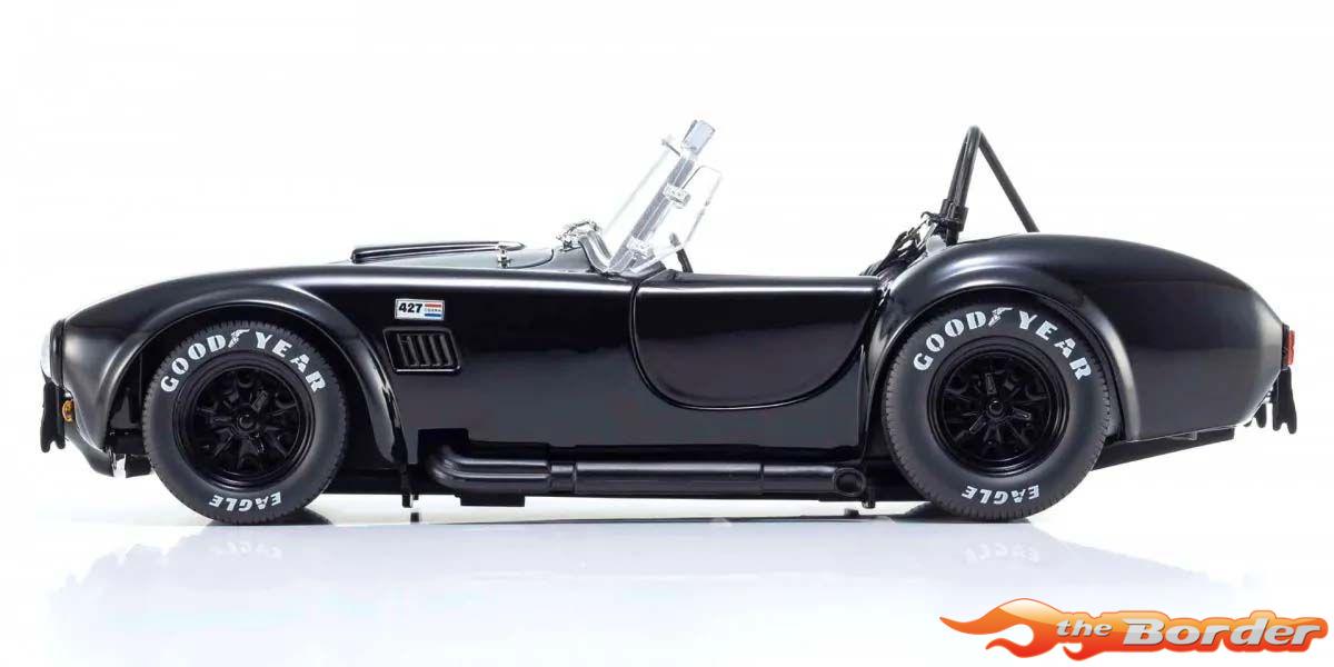 Kyosho 1/18 Shelby Cobra 427 S/C Spider 1962 Black KS08047BK - Afbeelding 3